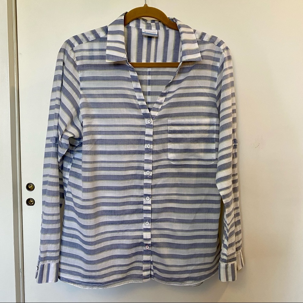 Columbia Sheer Striped Shirt